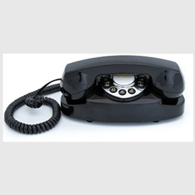 Gpo Retro Gpoaudbk Audrey Bedside Push Button Telephone - Black