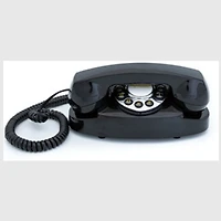 Gpo Retro Gpoaudbk Audrey Bedside Push Button Telephone - Black