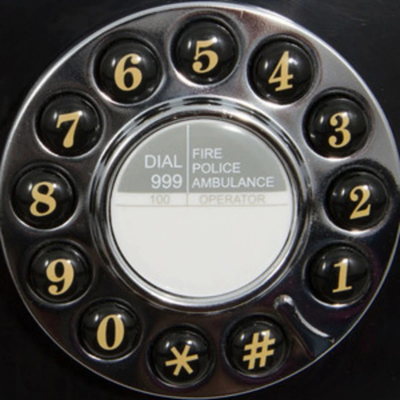 Gpo Retro Gpoaudbk Audrey Bedside Push Button Telephone - Black