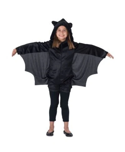 Dress Up America Black Bat Jumpsuit Costume Kids Boys Girls
