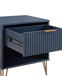 Manhattan Comfort Dumbo 1-Drawer Modern Nightstand