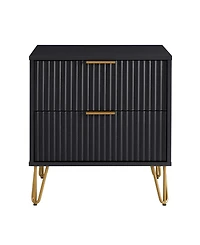 Manhattan Comfort Dumbo 2-Drawer Modern Nightstand