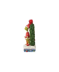 Jim Shore Grinch and Max in Wreath Figurine