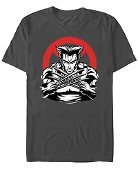Fifth Sun Men's Marvel X-Men Wolverine Anime Short Sleeve T-Shirt