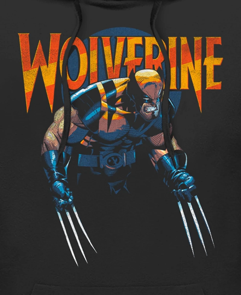 Fifth Sun Men's Dark Wolverine Hoodie Fleece Pullover