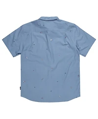 Quiksilver Men's Apero Tropic Mini Classics Short Sleeve Shirt