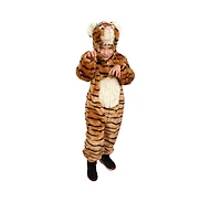 Dress Up America Plush Tiger Costume - Kids Girls & Boys
