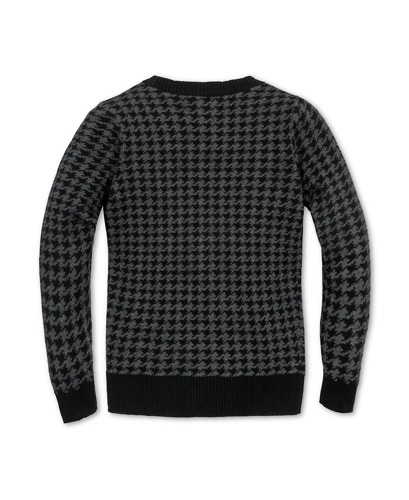 Hope & Henry Baby Boys Long Sleeve Intarsia Crew Neck Pullover Sweater