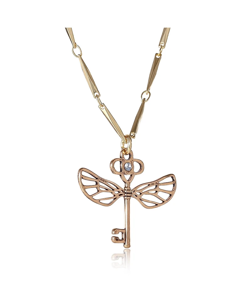 Harry Potter Flying Key Link Chain Necklace Pendant