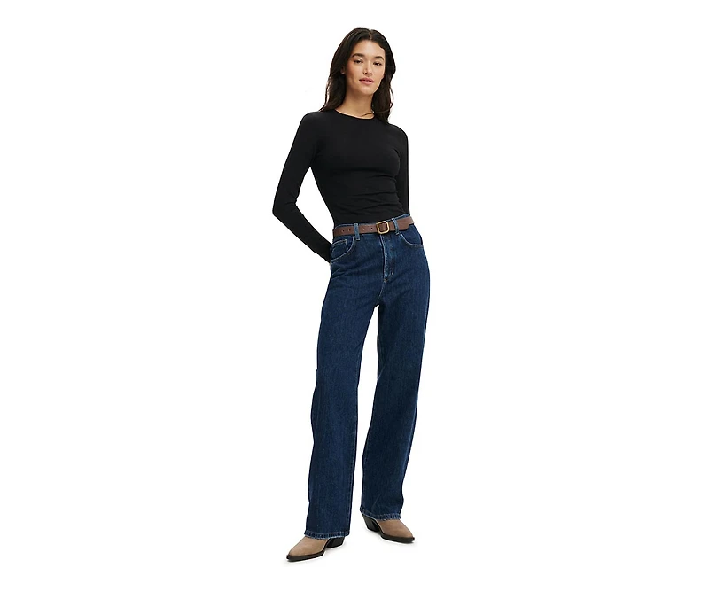 Cotton On Women's All Day Crew Long Sleeve