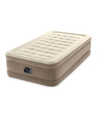 Intex 64427ED Dura-Beam Deluxe Ultra Plush Air Mattress with Built-in Pump, Twin