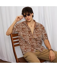 Lined Halo-Striped Shirt