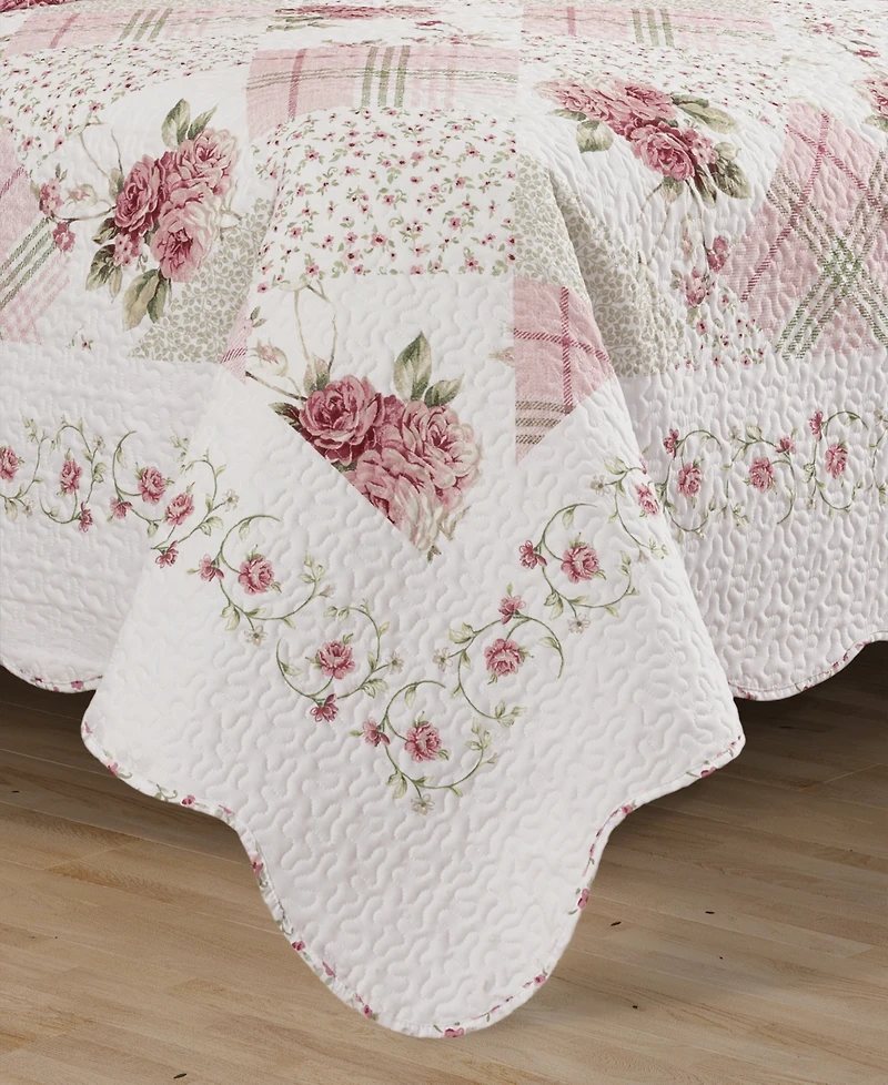 Royal Court Bungalow 3-Pc. Quilt Set, King/California King