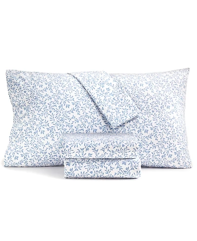 Charter Club 550 Thread Count Printed Cotton 4-Pc. Sheet Set, California King, Exclusively at Macy's