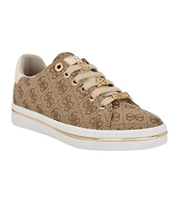 Guess Women's Stasey Charms Lace-Up Sneaker