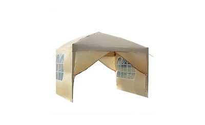 Slickblue Two Doors & Windows Practical Waterproof Right-Angle Folding Tent