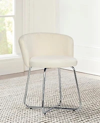 Hillsdale 25" Metal Marisol Vanity Stool