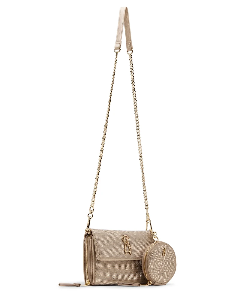 Steve Madden Boxed Carina Embellished Crossbody Wallet