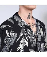 Men's Tie-Dye Honeycomb Shirt