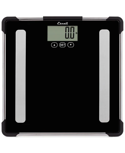 Glass Body Analyzing Bathroom Scale, 400lb