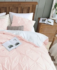 Swift Home Classic Stripes Pintuck -Pc. Comforter Set