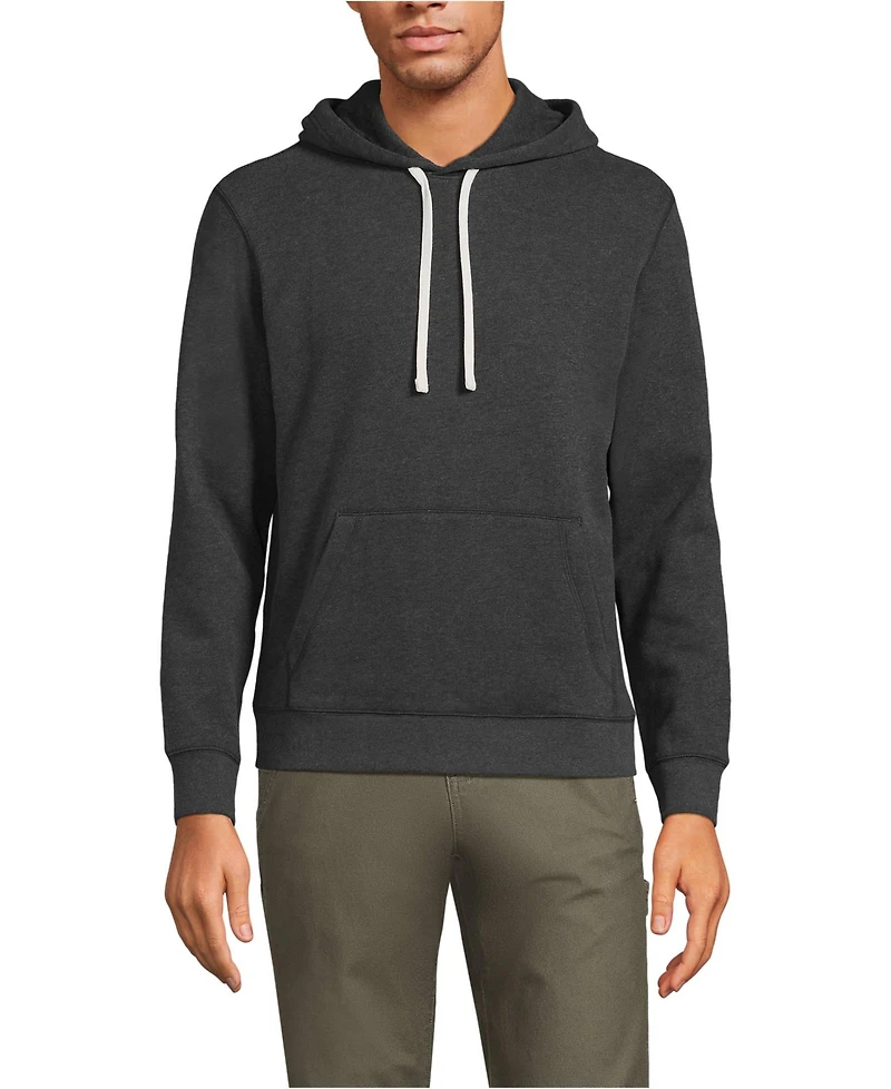 Lands' End Men's Long Sleeve Serious Sweats Pullover Hoodie Sweatshirt