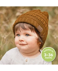 KeaBabies 3pk Warmzy Baby Beanies, 0-36 months Hats, Winter Hat for Newborn, Infant, Toddlers, Boys, Girls