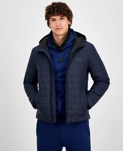 Hugo by Boss Men's Barvi2435 Slim-Fit Quilted Full-Zip Liner Jacket