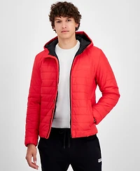 Hugo by Boss Men's Barvi2435 Slim-Fit Quilted Full-Zip Liner Jacket