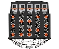 Low Post Lineup | Wall Mounted Giant Basketball 4 In a Row w/ 5+Games | Basketball Hoop For Room Wall Games | Mini Hoop