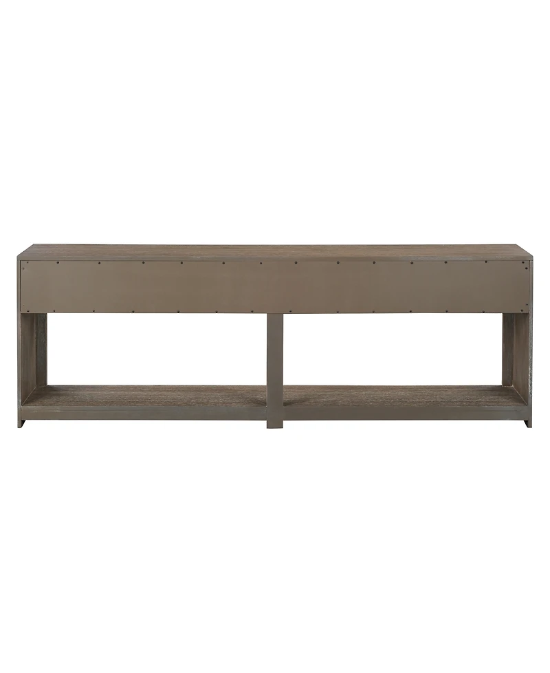 Portmore 80" Wood Console Tv Stand