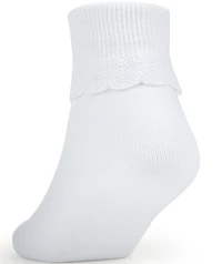 Trimfit 3-Pack Scalloped Socks, Little Girls & Big