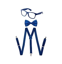 Dress Up America Suspender, Bow Tie Accessory Set - Toddlers Girls & Boys