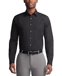 Van Heusen Men's Regular Fit Point Collar Poplin Dress Shirt