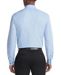 Van Heusen Men's Regular Fit Point Collar Poplin Dress Shirt