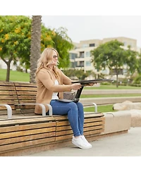 ECR4Kids The Surf Folding Portable Lap Desk, Large