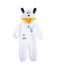 Peanuts Baby Boys Cozy Sherpa Zip Up Cosplay Coverall