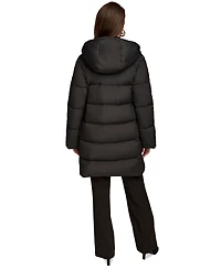 Donna Karan New York Women's Hooded Down Puffer Coat