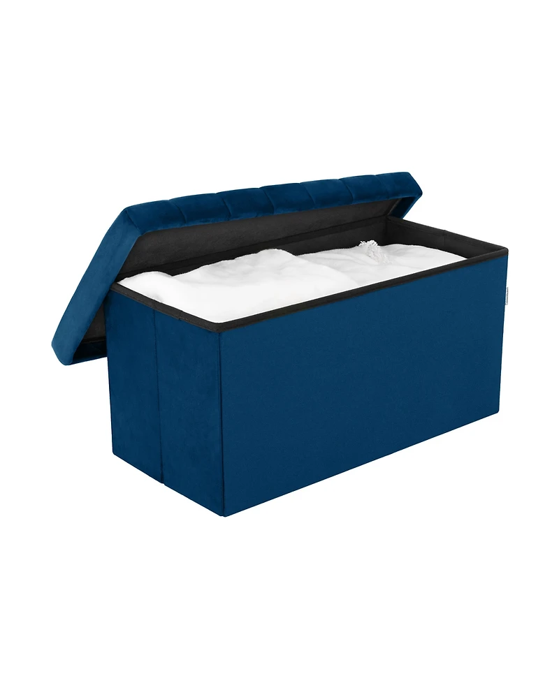 Seville Classics Channel Tufted Storage Trunk