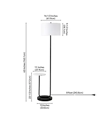 Hudson & Canal 65.75" Metal Jacinta Floor Lamp