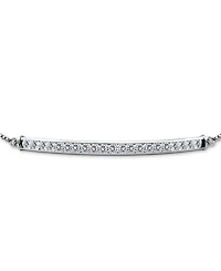 Giani Bernini Cubic Zirconia Bar Bolo Bracelet, Created for Macy's