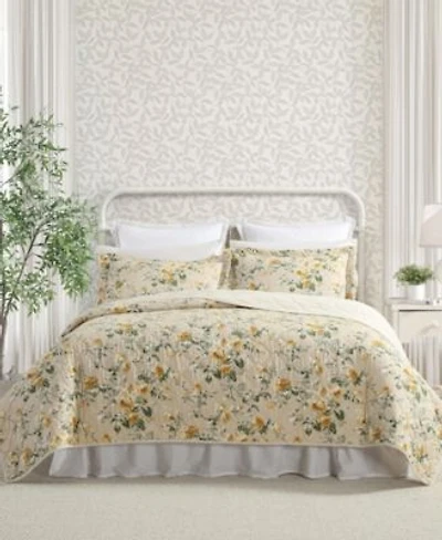 Laura Ashley Roses Reversible Quilt Sets