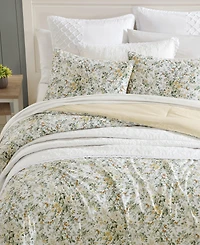 Laura Ashley Country Meadow Reversible -Pc. Comforter Set