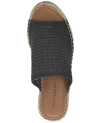 Lucky Brand Women's Cabriah Espadrille Wedge Woven Sandals