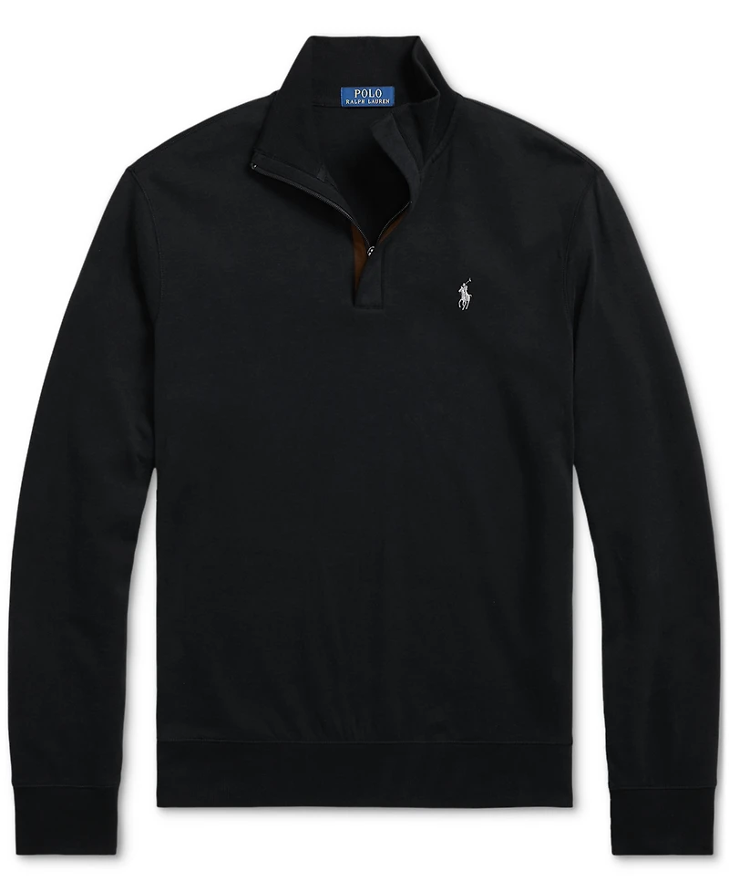 Polo Ralph Lauren Men's Luxury Jersey Quarter-Zip Pullover