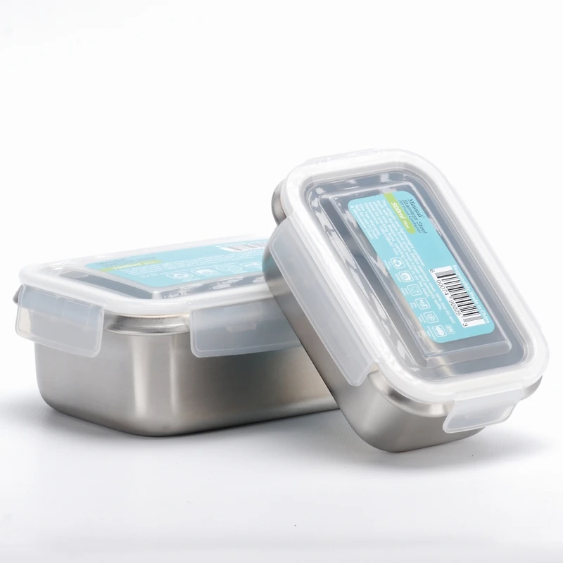 Minimal Rt Stainless Steel Containers Set of 2