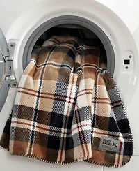 Eddie Bauer Trailhead Plaid Plush Reversible Blanket