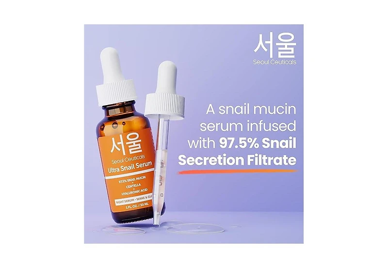 Seoul Ceuticals Korean Skin Care Snail Mucin Serum K Beauty Skincare