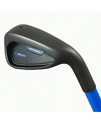 Lag Shot 7 Iron Golf Club Swing Trainer Stick for Right Handed Men, Black/Blue
