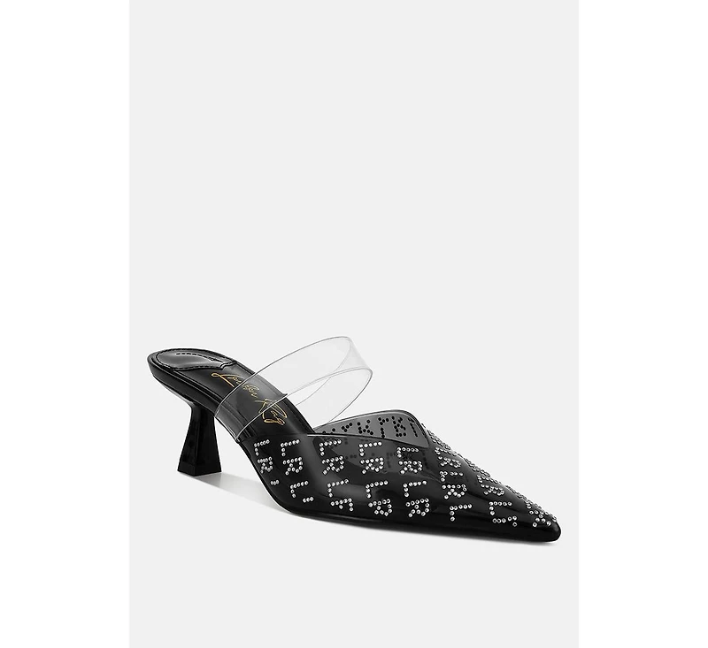 Holin Pointed Toe Kitten Heels Women